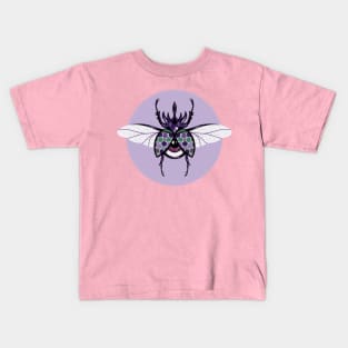 Seeking Serenity (Circle Backgound) Kids T-Shirt